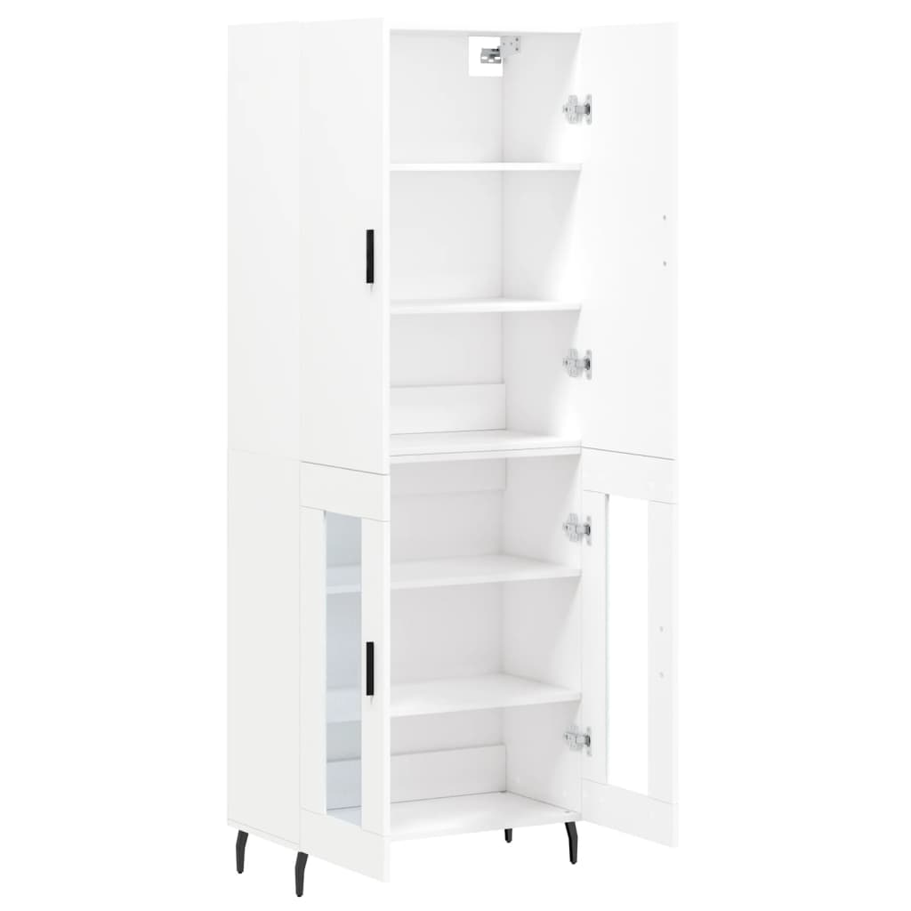 Highboard 69.5X34X180 Cm Engineered Wood