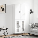 Highboard 69.5X34X180 Cm Engineered Wood