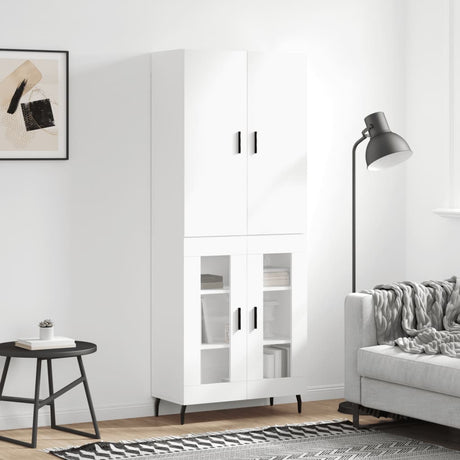 Highboard 69.5X34X180 Cm Engineered Wood