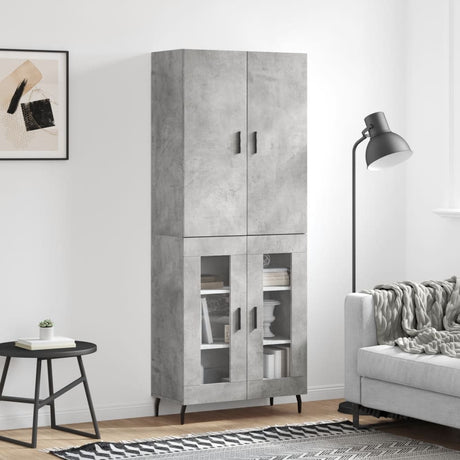 Highboard 69.5X34X180 Cm Engineered Wood