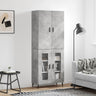 Highboard 69.5X34X180 Cm Engineered Wood