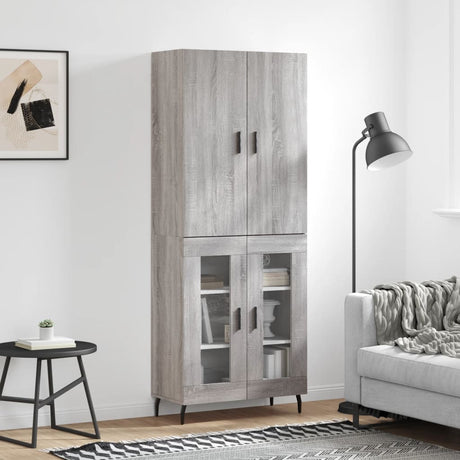 Highboard 69.5X34X180 Cm Engineered Wood