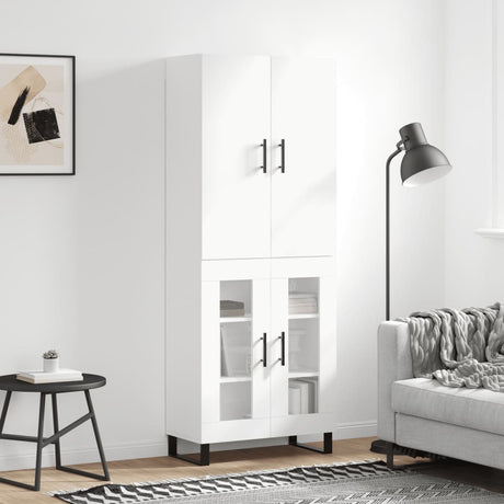 Highboard 69.5X34X180 Cm Engineered Wood