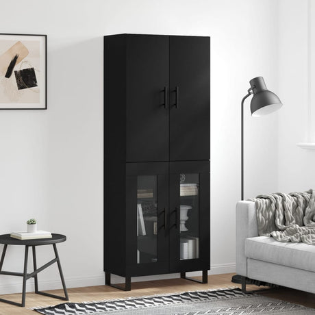 Highboard 69.5X34X180 Cm Engineered Wood