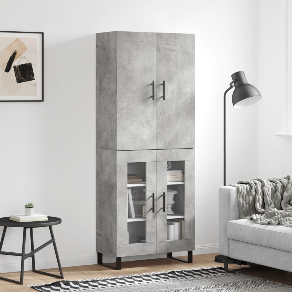 Highboard 69.5X34X180 Cm Engineered Wood