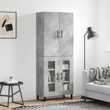 Highboard 69.5X34X180 Cm Engineered Wood