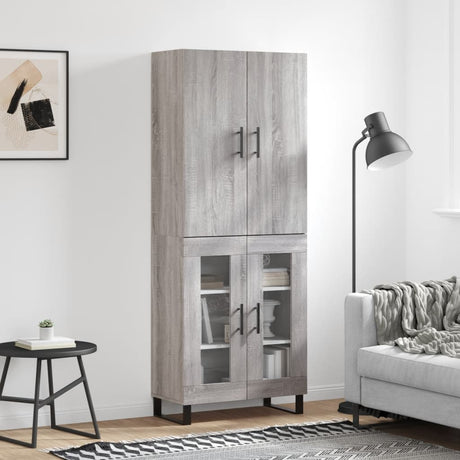 Highboard 69.5X34X180 Cm Engineered Wood