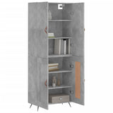 Highboard 69.5X34X180 Cm Engineered Wood
