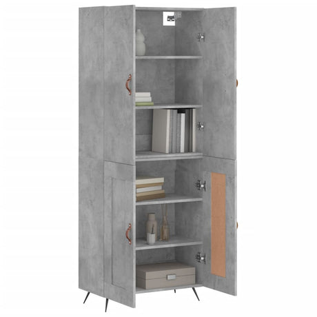 Highboard 69.5X34X180 Cm Engineered Wood