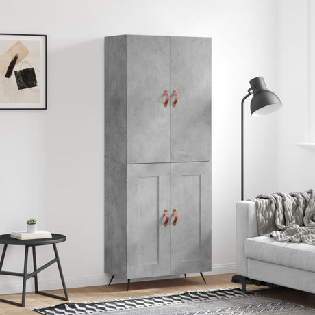 Highboard 69.5X34X180 Cm Engineered Wood