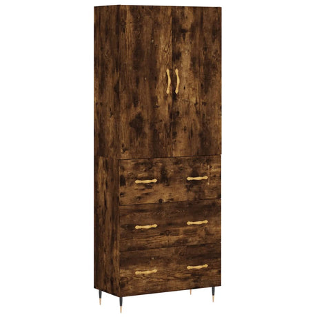 Highboard 69.5X34X180 Cm Engineered Wood