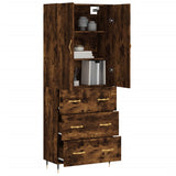 Highboard 69.5X34X180 Cm Engineered Wood