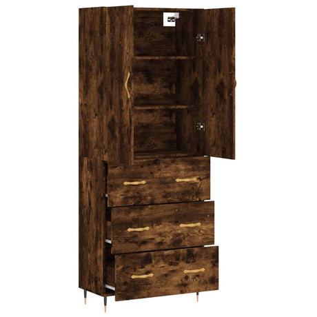 Highboard 69.5X34X180 Cm Engineered Wood