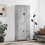 Highboard 69.5X34X180 Cm Engineered Wood