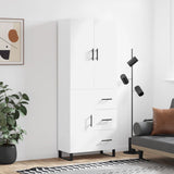 Highboard 69.5X34X180 Cm Engineered Wood