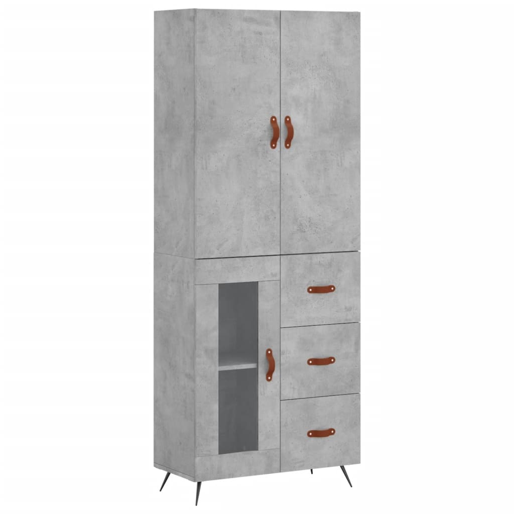 Highboard 69.5X34X180 Cm Engineered Wood