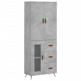 Highboard 69.5X34X180 Cm Engineered Wood