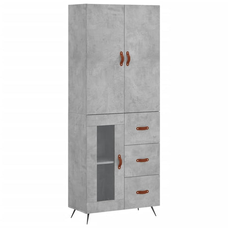Highboard 69.5X34X180 Cm Engineered Wood