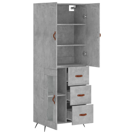 Highboard 69.5X34X180 Cm Engineered Wood