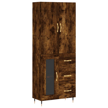 Highboard 69.5X34X180 Cm Engineered Wood