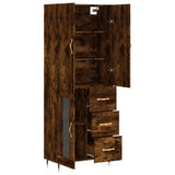 Highboard 69.5X34X180 Cm Engineered Wood