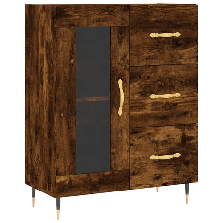 Highboard 69.5X34X180 Cm Engineered Wood