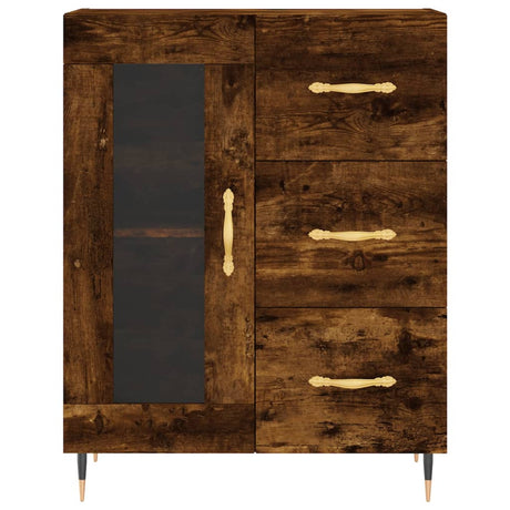 Highboard 69.5X34X180 Cm Engineered Wood