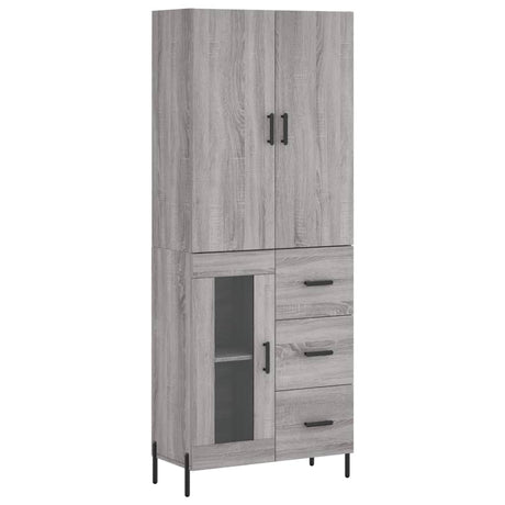 Highboard 69.5X34X180 Cm Engineered Wood
