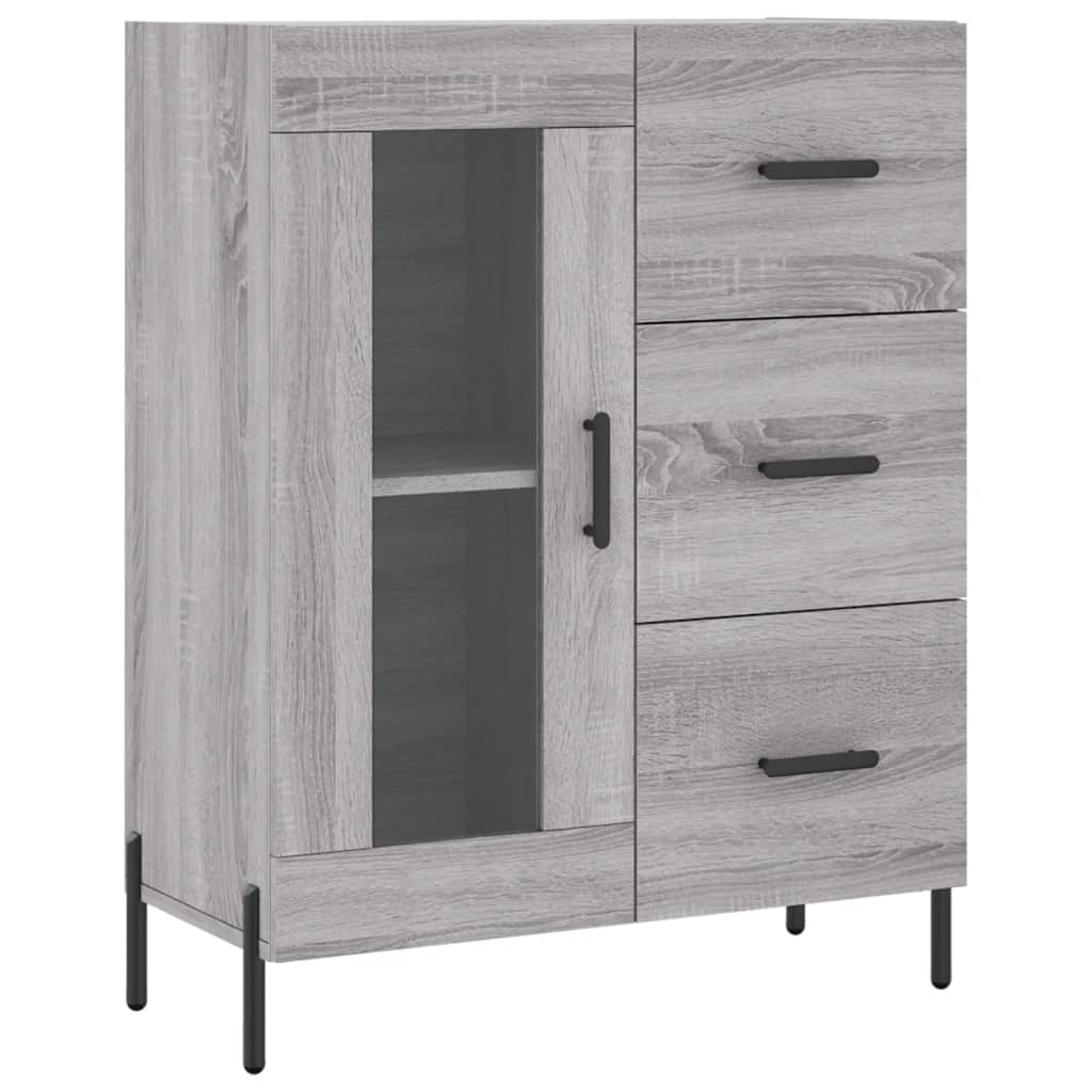 Highboard 69.5X34X180 Cm Engineered Wood