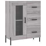 Highboard 69.5X34X180 Cm Engineered Wood