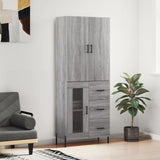 Highboard 69.5X34X180 Cm Engineered Wood