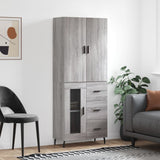 Highboard 69.5X34X180 Cm Engineered Wood