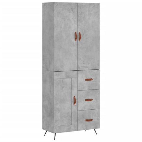 Highboard 69.5X34X180 Cm Engineered Wood