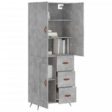 Highboard 69.5X34X180 Cm Engineered Wood
