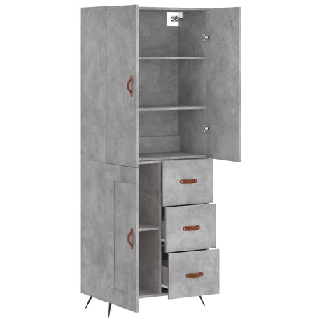Highboard 69.5X34X180 Cm Engineered Wood
