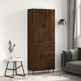 Highboard 69.5X34X180 Cm Engineered Wood