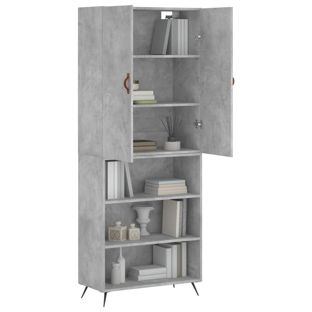 Highboard 69.5X34X180 Cm Engineered Wood