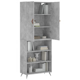 Highboard 69.5X34X180 Cm Engineered Wood