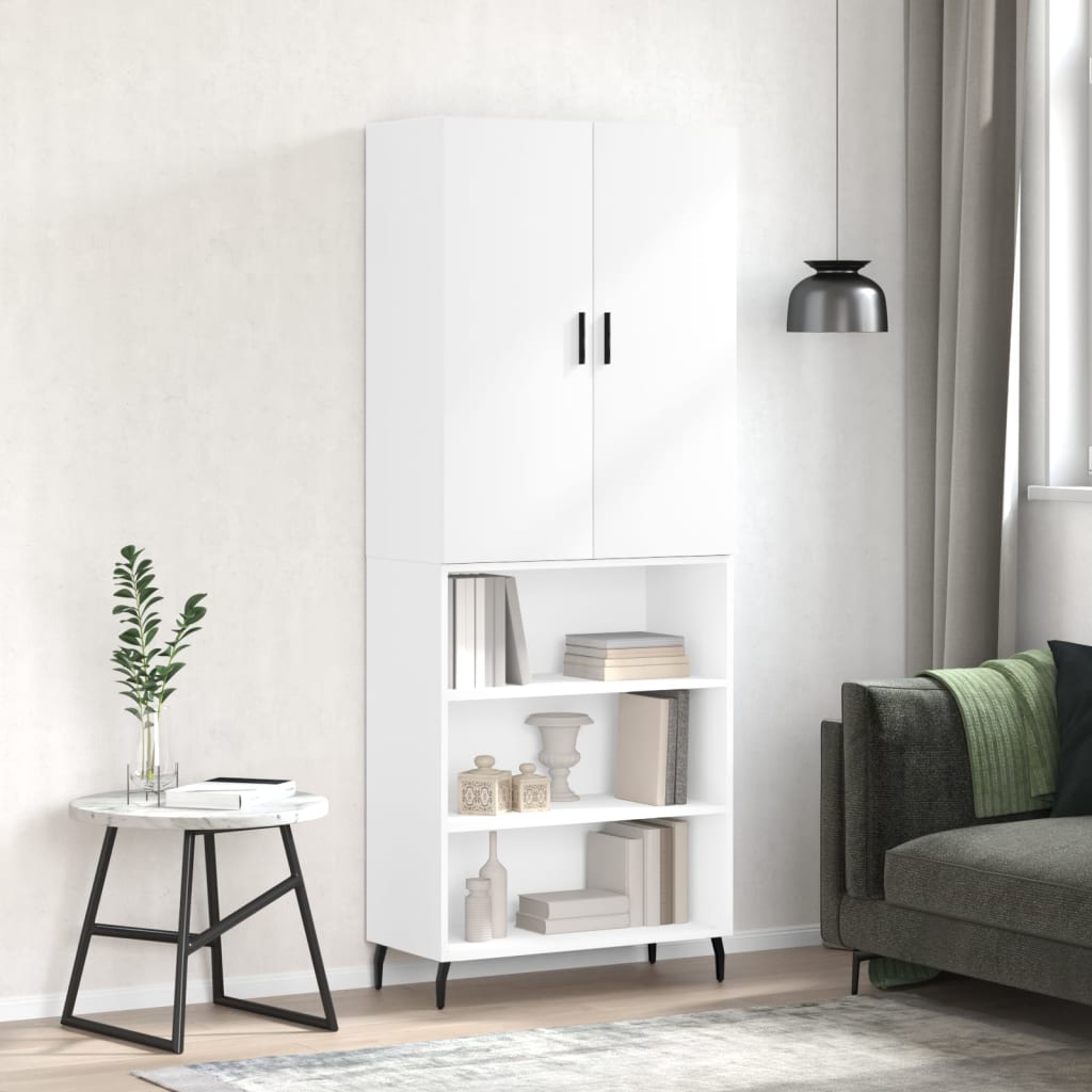 Highboard 69.5X34X180 Cm Engineered Wood