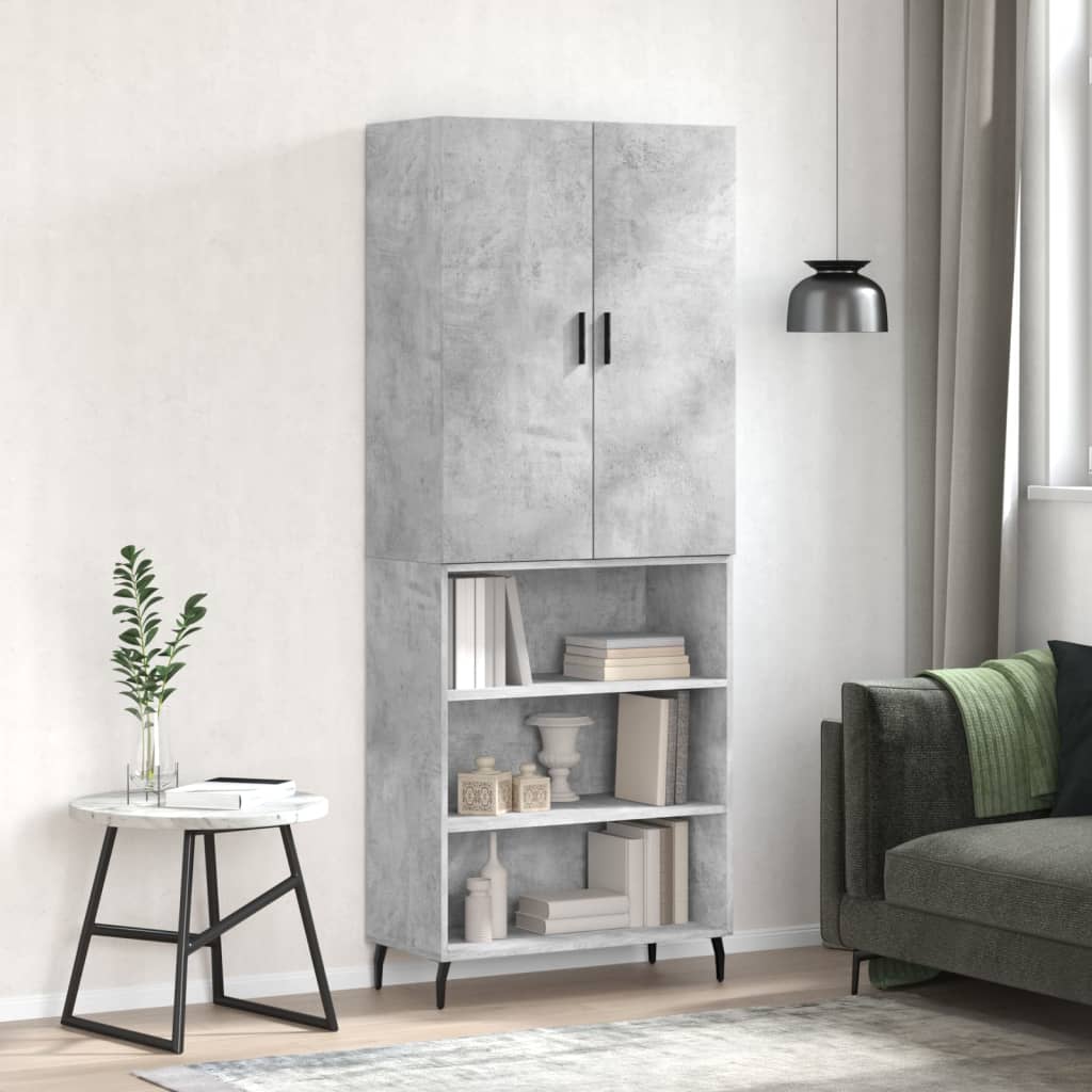 Highboard 69.5X34X180 Cm Engineered Wood