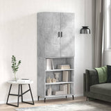 Highboard 69.5X34X180 Cm Engineered Wood
