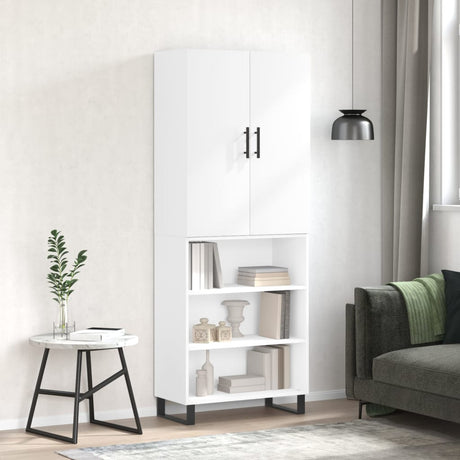 Highboard 69.5X34X180 Cm Engineered Wood