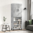 Highboard 69.5X34X180 Cm Engineered Wood