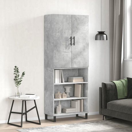 Highboard 69.5X34X180 Cm Engineered Wood
