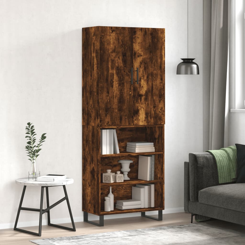 Highboard 69.5X34X180 Cm Engineered Wood