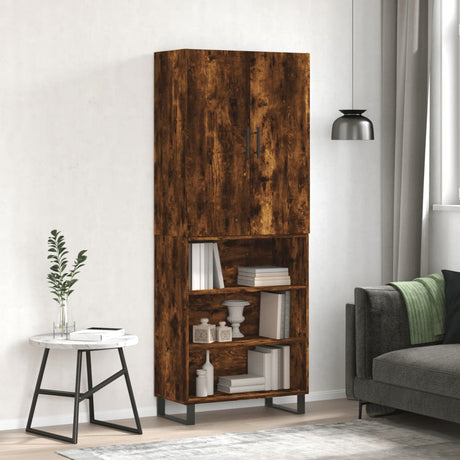 Highboard 69.5X34X180 Cm Engineered Wood
