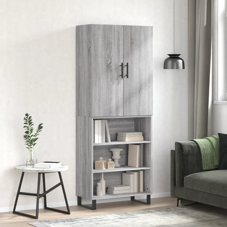 Highboard 69.5X34X180 Cm Engineered Wood