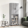 Highboard 69.5X34X180 Cm Engineered Wood
