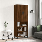 Highboard 69.5X34X180 Cm Engineered Wood