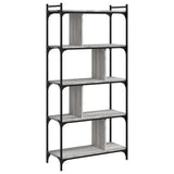 Bookcase 5-Tier 76X32X Engineered Wood